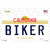 Biker California Novelty Sticker Decal