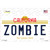 Zombie California Novelty Sticker Decal