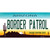 Border Patrol Arizona State Novelty Sticker Decal