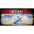 Utah State Rusty Novelty Sticker Decal