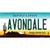 Avondale Arizona Novelty Sticker Decal