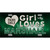 This Girl Loves Marshall Novelty Metal License Plate