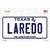 Laredo Texas Novelty Sticker Decal