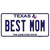 Best Mom Texas Novelty Sticker Decal