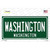 Washington Green Novelty Sticker Decal