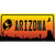 Cowboy Hat Arizona Scenic Novelty Sticker Decal