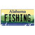 Fishing Alabama Novelty Sticker Decal
