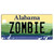 Zombie Alabama Novelty Sticker Decal