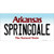 Springdale Arkansas Novelty Sticker Decal