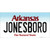 Jonesboro Arkansas Novelty Sticker Decal