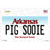 Pig Sooie Arkansas Novelty Sticker Decal