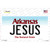 Jesus Arkansas Novelty Sticker Decal