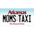 Moms Taxi Arkansas Novelty Sticker Decal