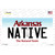 Native Arkansas Novelty Sticker Decal
