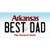 Best Dad Arkansas Novelty Sticker Decal
