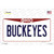 Buckeyes Ohio Novelty Sticker Decal