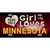 This Girl Loves Minnesota Novelty Metal License Plate