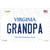 Grandpa Virginia Novelty Sticker Decal