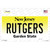 Rutgers New Jersey Novelty Sticker Decal