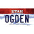 Ogden Utah Novelty Sticker Decal