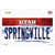 Springville Utah Novelty Sticker Decal