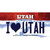 I Love Utah Novelty Sticker Decal