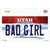 Bad Girl Utah Novelty Sticker Decal