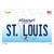 St Louis Missouri Novelty Sticker Decal