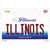 Illinois Novelty Sticker Decal