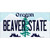 Beaver State Oregon Novelty Sticker Decal