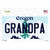 Grandpa Oregon Novelty Sticker Decal