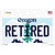 Retired Oregon Novelty Sticker Decal