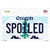 Spoiled Oregon Novelty Sticker Decal
