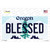 Blessed Oregon Novelty Sticker Decal