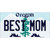 Best Mom Oregon Novelty Sticker Decal