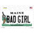 Bad Girl Maine Novelty Sticker Decal