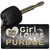This Girl Loves Purdue Novelty Metal Key Chain KC-8511
