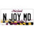 N Joy MD Maryland Novelty Sticker Decal