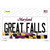 Great Falls Maryland Novelty Sticker Decal