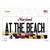 At The Beach Maryland Novelty Sticker Decal