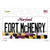 Fort McHenry Maryland Novelty Sticker Decal