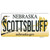 Scottsbluff Nebraska Novelty Sticker Decal