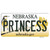 Princess Nebraska Novelty Sticker Decal