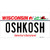 Oshkosh Wisconsin Novelty Sticker Decal