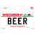 Beer Wisconsin Novelty Sticker Decal