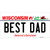 Best Dad Wisconsin Novelty Sticker Decal