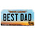 Best Dad North Dakota Novelty Sticker Decal