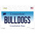 Bulldogs Connecticut Novelty Sticker Decal