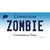 Zombie Connecticut Novelty Sticker Decal