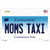 Moms Taxi Connecticut Novelty Sticker Decal